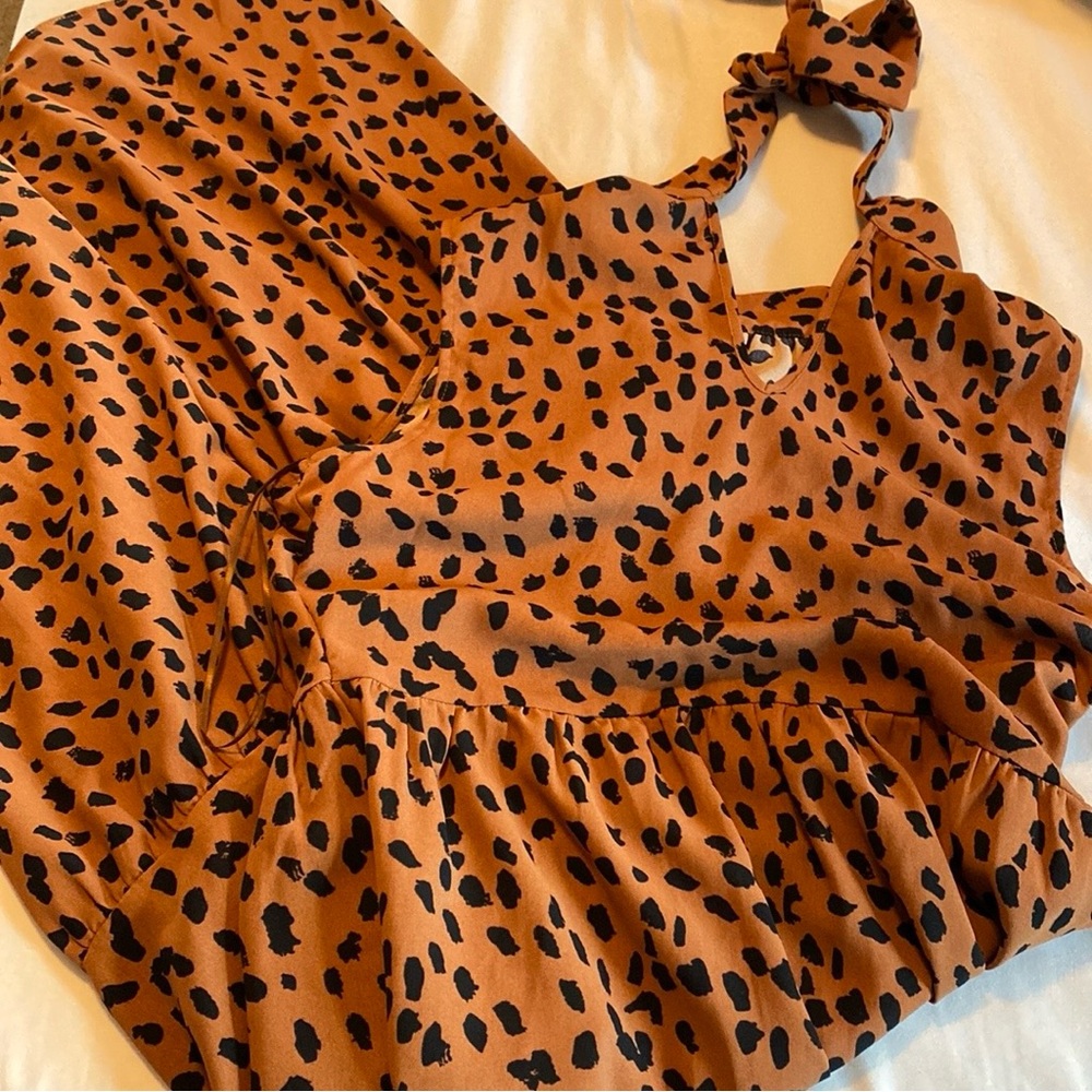 Animal Flowy Summer Dress